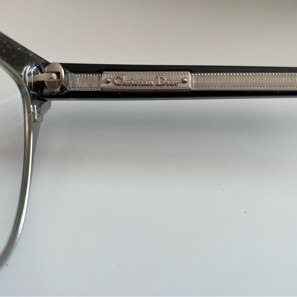 Navy blue metal Dior prescription eyeglasses - Picture 5 of 6
